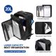 5. Tech-Protect Defender S50 Rucksack für Ryanair & Wizzar, 20 l Laptop, Schwarz