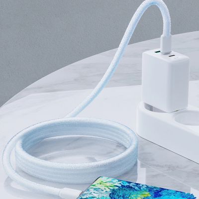 8. Acefast C2-03-CC USB-C – USB-C PD QC-Kabel 60 W 3 A 480 Mbit/s 1,2 m – Weiß
