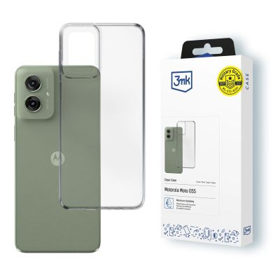 3mk Clear Case für Motorola Moto G55 5G – transparent
