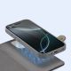 5. Dux Ducis Lawa Lederhülle für iPhone 16 Pro Max mit abnehmbarer magnetischer Brieftasche - Grau