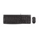 16. Tastatur- und Maus-Set Logitech MK120 920-002562 (Membran; USB 2.0; (US); Farbe Schwarz; optisch; 1000 DPI)