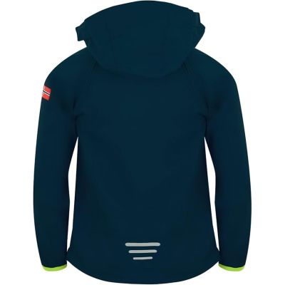 TrollKids Kinder Rondane Zip-Off-Jacke XT navy/lime (819-100)