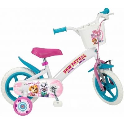 6. TOIMSA 12" Paw Patrol Kinderfahrrad Weiß 1281 Mädchen