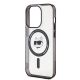 6. Karl Lagerfeld IML Choupette's Head MagSafe-Hülle für iPhone 15 Pro – transparent