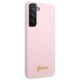 4. Guess GUHCS22MLSLMGLA S22+ S906 lavendel/lavendel Hardcase Metall-Logo mit Silikonschriftzug