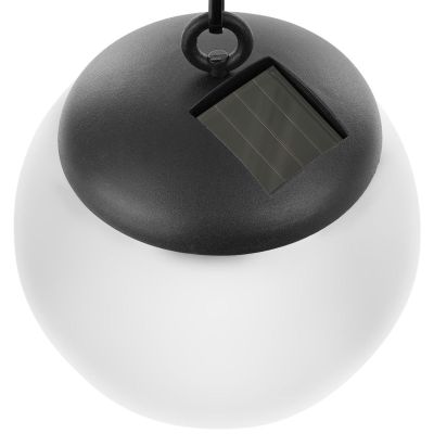 24. Solarlampe, Kunststoff-Hängekugel, 20 cm