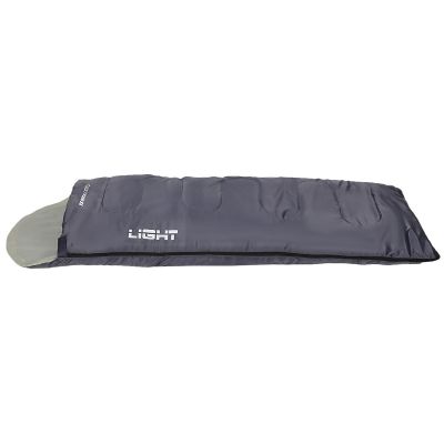 14. LEICHTER TOURISTEN-SCHLAFSACK 200X70CM GRAU ENERO CAMP