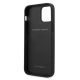 7. Ferrari FESAXHCP12LBK iPhone 12 Pro Max 6,7" schwarz/schwarz Hardcase On Track Carbon Stripe