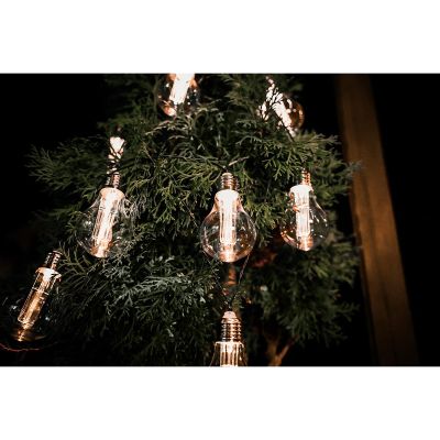 12. Solar-Girlandenlampe, Partybeleuchtung, 10 LEDs, 3,8 m