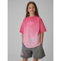 Locker geschnittenes Mädchen-T-Shirt mit Aufdruck 4F 4FJRSS26TTSHF4186-90A