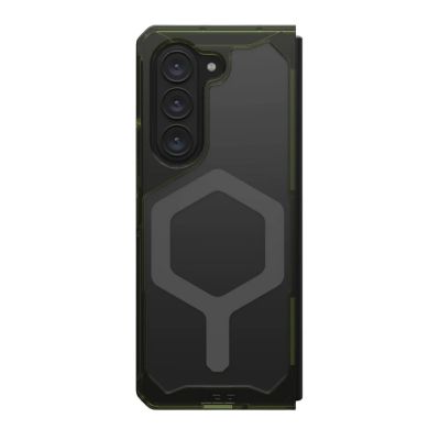 UAG Urban Armor Gear Plyo Pro Hülle | Samsung Galaxy Z Fold5 | olivgrün (transparent)/spacegrau
