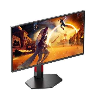 12. AOC Q25G4SR Monitor, 24,5 Zoll, IPS, QHD-Anschluss, 16:9, 300 Hz, 1 ms, 2560 x 1440 Pixel, 400 cd/m², 2 HDMI-Anschlüsse, Schwarz