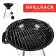 15. GARDEN GRILL REX STAHLKUGEL 46CM MIT ASCHENBECHER