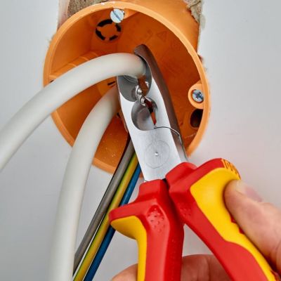 4. Knipex 13 46 165 Abisolierzange Rot, Gelb