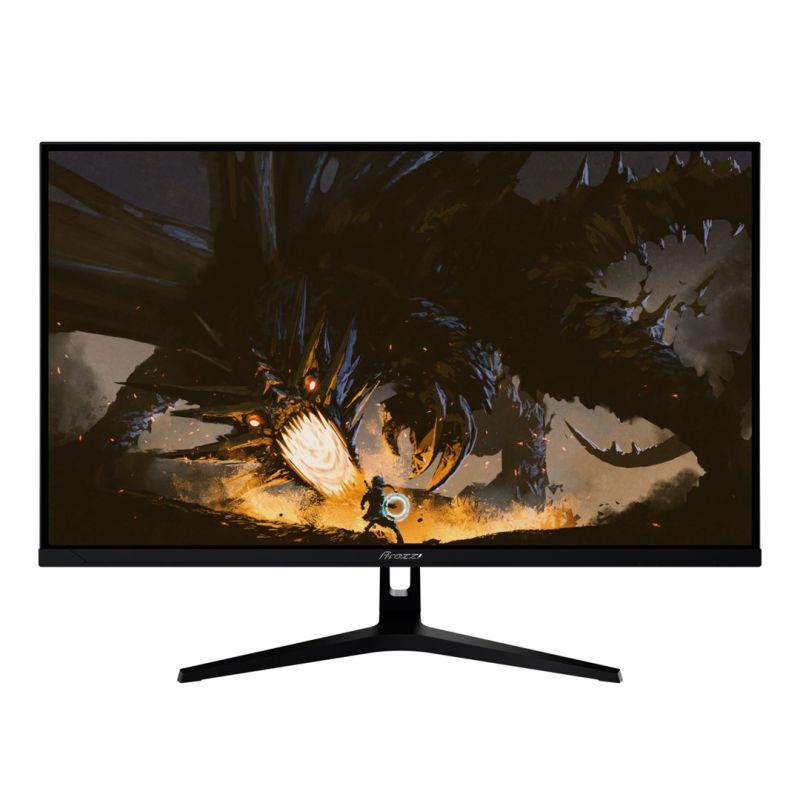 Arozzi Nova 32"-Monitor mit IPS-Panel, QHD-Anschluss, 16:9, 180 Hz, 1 ms Reaktionszeit, 2560 x 1440 Pixel, 300 cd/m² Helligkeit, 2 HDMI-Anschlüsse, Schwarz