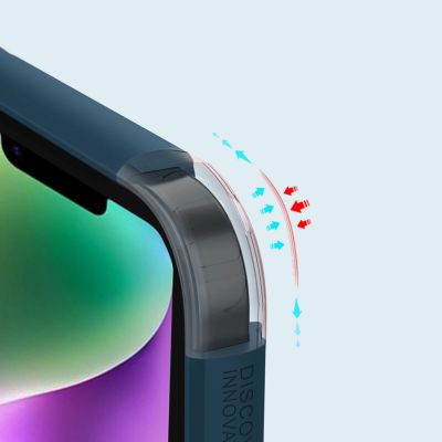 7. Nillkin Super Frosted Shield Pro Hülle für iPhone 14 Plus Rückseite schwarz