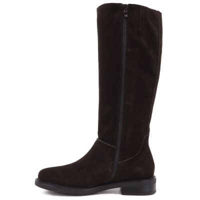 3. Damen-Lederstiefel im Officer-Stil, schokoladenbraun, Sergio Leone KZ-27-S