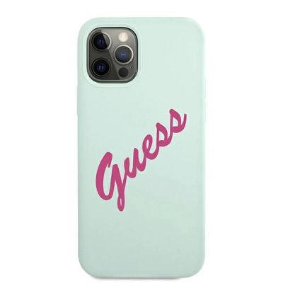 3. Guess GUHCP12MLSVSBF iPhone 12/12 Pro 6.1" Blue Fuchsia/Blue Fuschia Hardcase Silikon Vintage