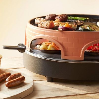 2. Emerio PO-113255.4 Raclettegrill 1500 W Schwarz, Braun