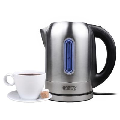 2. Wasserkocher Adler CR 1253 (2200 W, 1,7 l; Edelstahlfarbe)