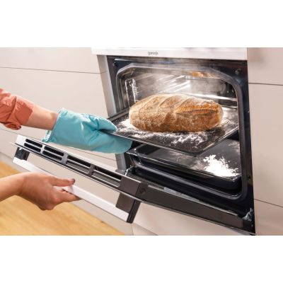 17. GORENJE GECS6B70CLI Retro-Elektroherd 60 cm | ExtraDampfgarfunktion | Heißluftfrittierfunktion | Gefrorenes Backen | Sahne
