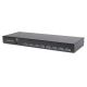 16. Digitus Modularkonsole mit 17-Zoll-TFT-Monitor (43,2 cm), 8-Port-KVM-Switch und Touchpad, deutsche Tastatur
