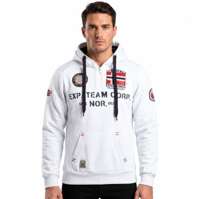 5. Herren-Sweatshirt Geographical Norway GOPTAINE MEN 100 EO BS2 (WT1885H/GN-WHITE)