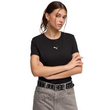 Puma Ess Centered Cat Logo Tee Damen Schwarz 692916 01