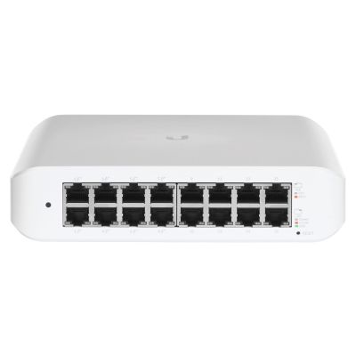 4. Ubiquiti UniFi Lite 16 PoE 16p PoE (PoE+: 8;) Managed Gigabit Switch (USW-Lite-16-PoE-EU)