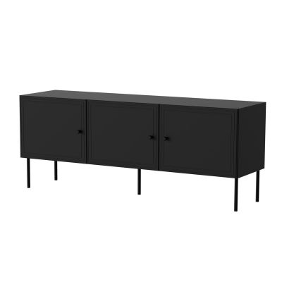 3D-TV-Schrank PALAZZO BIS 151x40x60 schwarz matt