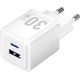 Vention Ladegerät 1x USB-A 1x USB-C GaN 30W Weiß