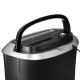 21. Activejet ASH-1201D Aktenvernichter, P-3, 25 l, 5x38 mm Schnipsel, 12 Blatt, schwarz und silber.
