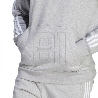 6. adidas Essentials Fleece 3-Streifen Hoodie M IJ6474