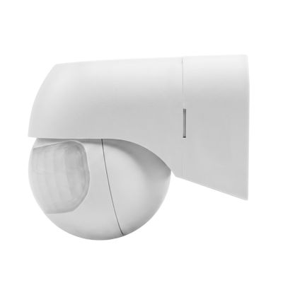 MACLEAN PIR-Bewegungsmelder 12–24 V, Infrarot, IP44, weiß, Reichweite 12 m, max. Last 60/120 W, MCE623 W