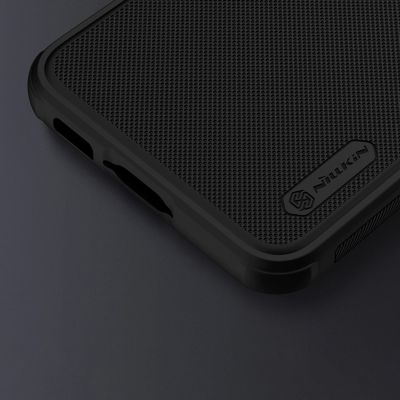 12. Nillkin Super Frosted Shield Pro Hülle für Samsung Galaxy S23+ gepanzerte Hülle + Telefonständer rot