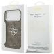 8. Guess 4G Big 4G Classic Logo Case für iPhone 17 Pro Max Braun - Silber