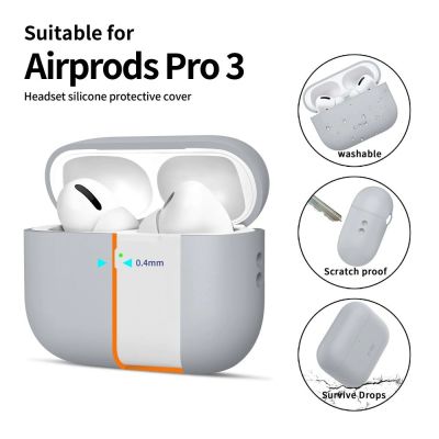 4. Tech-Protect Silikonhülle für AirPods Pro 3 – Grau