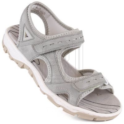 8. Bequeme Rieker W RKR674 Sandalen grau