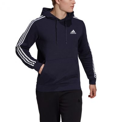 2. adidas Essentials Fleece 3-Streifen Hoodie M GK9073