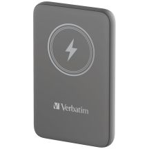 Verbatim Charge 'n' Go Lithium-Polymer-Akku (LiPo) 10000 mAh, kabellos aufladbar, Grau