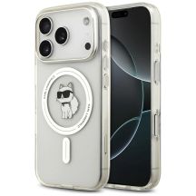 Karl Lagerfeld IML Choupette MagSafe Hülle für iPhone 17 Pro – Transparent
