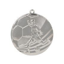 Silbermedaille – Fußball – Stahlmedaille