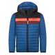 Trollkids Eikefjord Ultra-light Polyfaserjacke alpenblau/schwarz/strahlend rot/kastanienbraun (463-144)