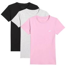 Damen-T-Shirt (3er-Set) 4F 4FWMM00TTSHF3306-10S-20S-56S