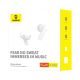 8. Baseus Bowie E19 TWS In-Ear-Funkkopfhörer – Weiß