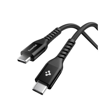 Spigen EB10010CCA Essential USB-C / USB-C 100W 100CM Kabel - Schwarz