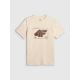 6. Herren-T-Shirt mit Aufdruck, regulär, Größe 4F 4FRSS26TTSHM4230-11S