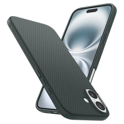10. Spigen Liquid Air Hülle für iPhone 16 – Grün
