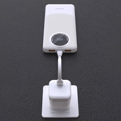 4. Powerbank Dudao K12 10000mAh PD22.5W USB-A, USB-C - weiß
