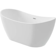Freistehende ovale Acrylbadewanne – 160 cm